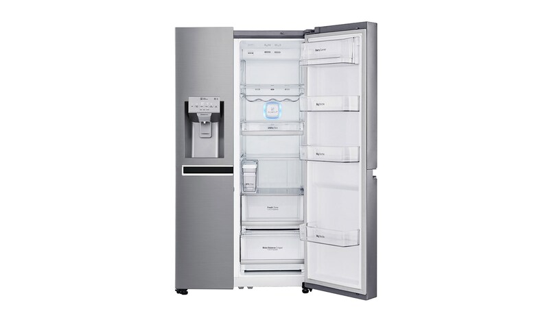 LG Inverter Linear™ Tủ lạnh Side by side (Bạc) GR-D247JS, GR-D247JS