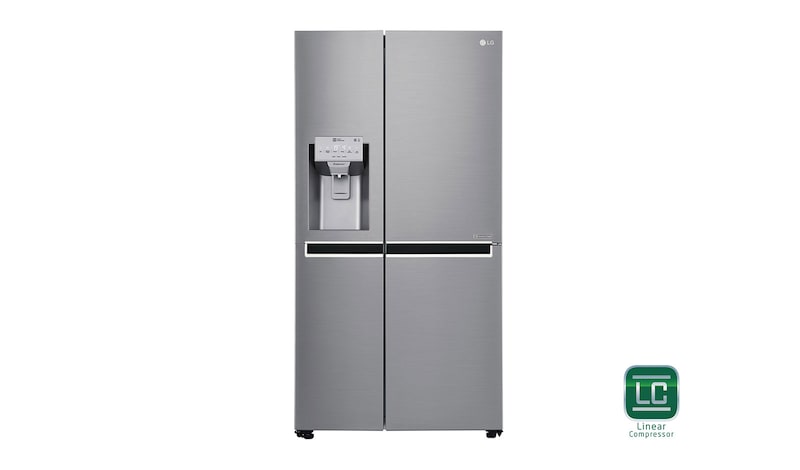 LG Inverter Linear™ Tủ lạnh Side by side (Bạc) GR-D247JS, GR-D247JS