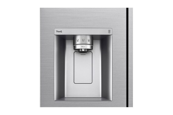 LG Tủ lạnh LG Side by side Smart Inverter™ với công nghệ DoorCooling+™ và ngăn lấy nước ngoài 635L màu bạc GR-D257JS, GR-D257JS