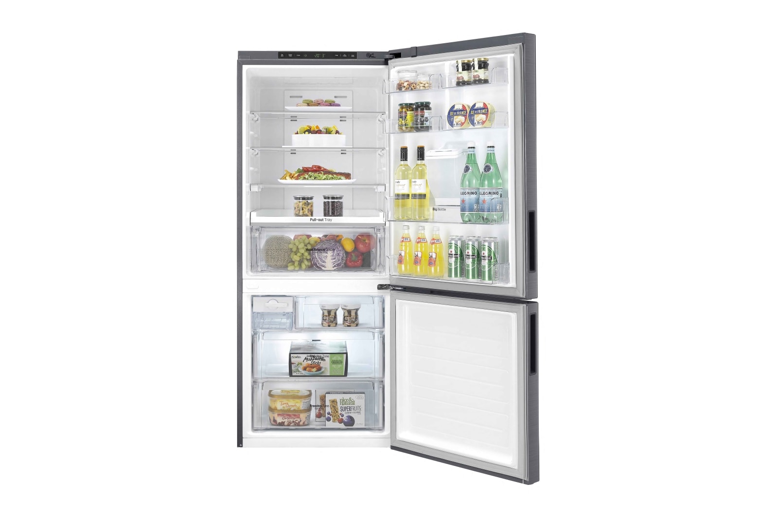 LG Tủ lạnh ngăn đá dưới 450L với 4½ Star Energy Rating, GR-D400S
