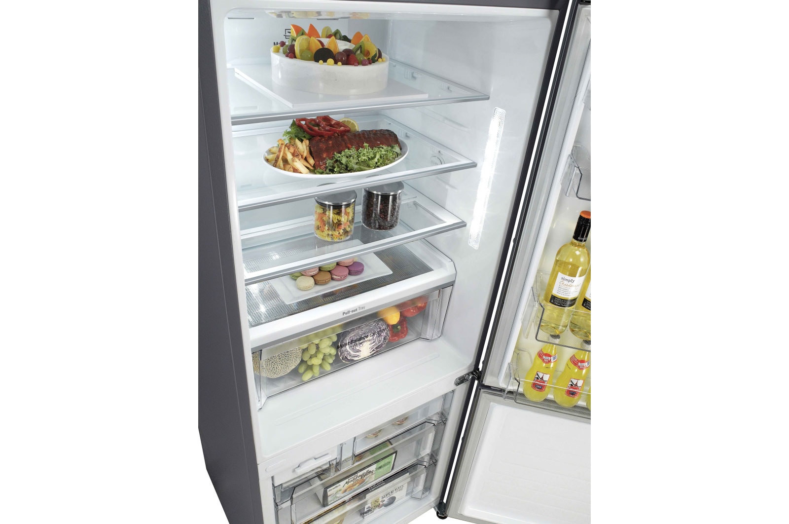 LG Tủ lạnh ngăn đá dưới 450L với 4½ Star Energy Rating, GR-D400S