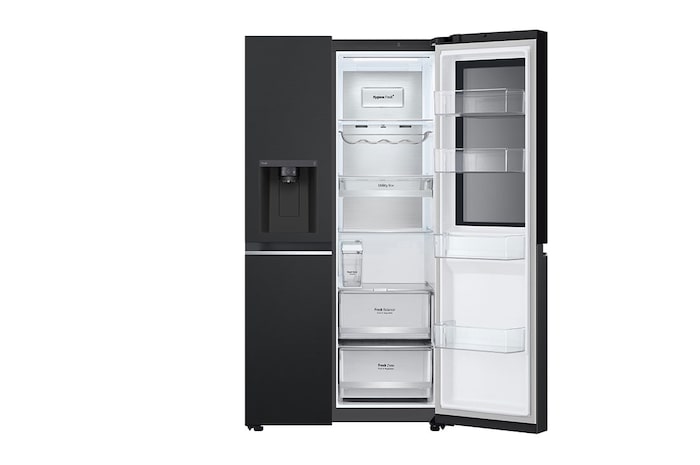 LG Tủ lạnh LG Instaview lấy nước ngoài UVnano 635L màu đen GR-G257BL, GR-G257BL