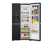 LG Tủ lạnh LG Instaview lấy nước ngoài UVnano 635L màu đen GR-G257BL, GR-G257BL