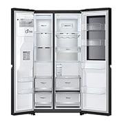 LG Tủ lạnh LG Instaview lấy nước ngoài UVnano 635L màu đen GR-G257BL, GR-G257BL