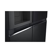 LG Tủ lạnh LG Instaview lấy nước ngoài UVnano 635L màu đen GR-G257BL, GR-G257BL
