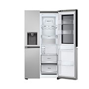 LG Tủ lạnh LG Instaview lấy nước ngoài UVnano 635L màu bạc GR-G257SV, GR-G257SV