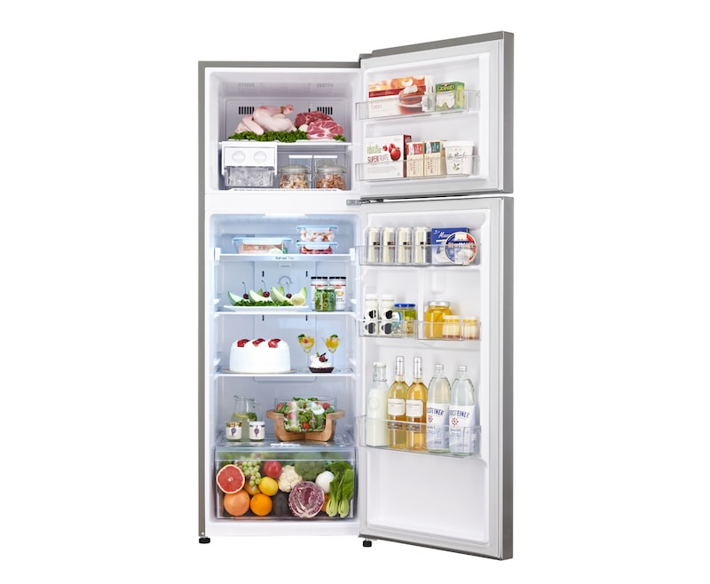 LG Tủ lạnh 2 ngăn Inverter tiết kiệm điện 36%, GR-L333BS