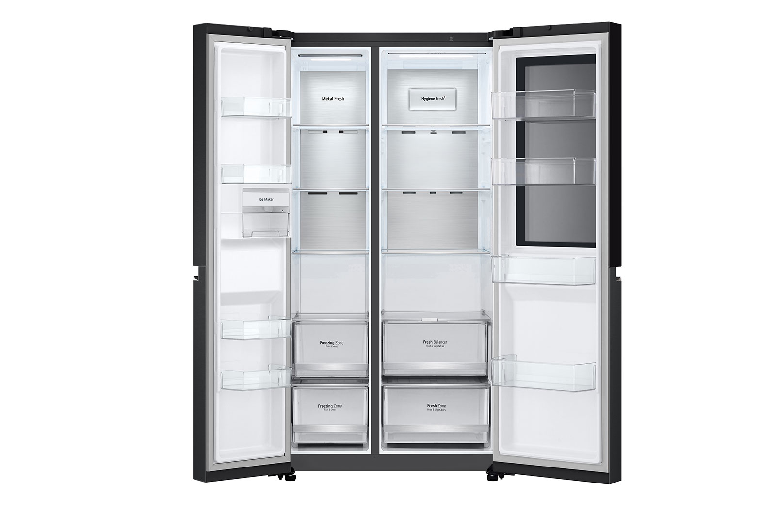 LG Tủ lạnh LG Instaview 655L màu đen GR-V257BL, GR-V257BL