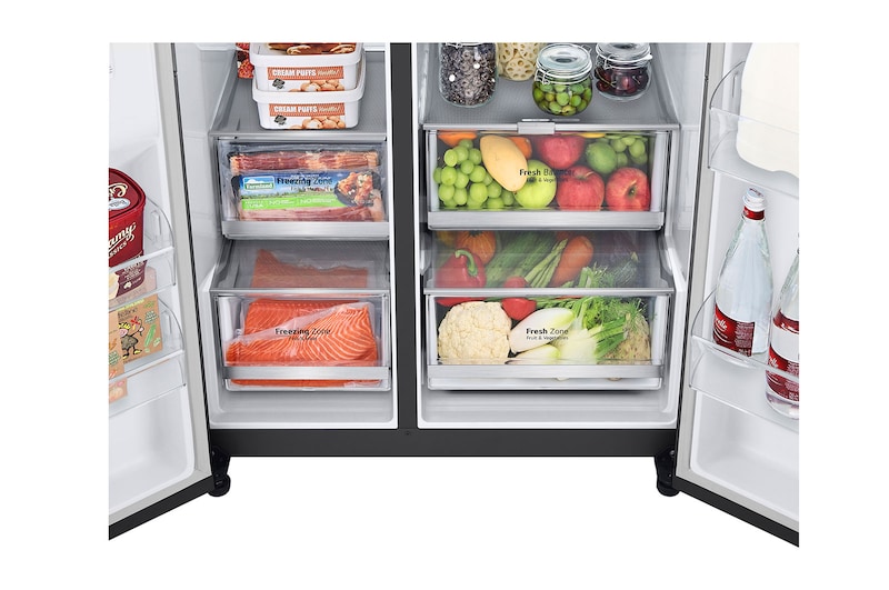 LG Tủ lạnh LG Instaview 655L màu đen GR-V257BL, GR-V257BL
