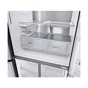 LG Tủ lạnh LG French Door với Instaview Door-in-door và ngăn lấy nước ngoài  UVnano 496L màu đen lì GR-X22MBI, GR-X22MBI