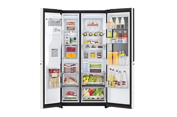 front view with open door with fill