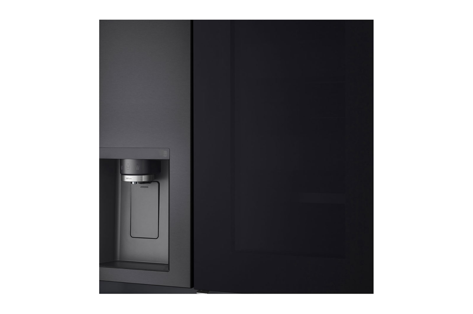 LG Tủ lạnh LG Instaview lấy nước ngoài UVnano 635L màu đen GR-X257MC, GR-X257MC