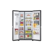 LG Tủ lạnh LG Instaview lấy nước ngoài UVnano 635L màu đen GR-X257MC, GR-X257MC