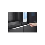 LG Tủ lạnh LG Instaview lấy nước ngoài UVnano 635L màu đen GR-X257MC, GR-X257MC