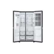 LG Tủ lạnh LG Instaview lấy nước ngoài UVnano 635L màu đen GR-X257MC, GR-X257MC