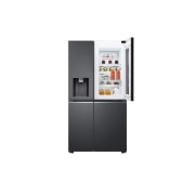 LG Tủ lạnh LG Instaview lấy nước ngoài UVnano 635L màu đen GR-X257MC, GR-X257MC