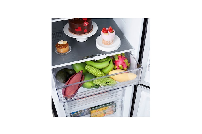 LG Tủ lạnh LG ngăn đá dưới màu đen 335L LBB33BLM, LBB33BLM