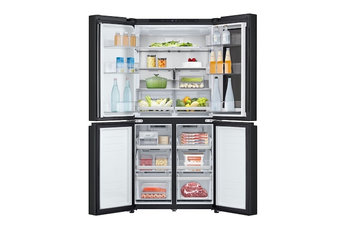 front view open door with fill