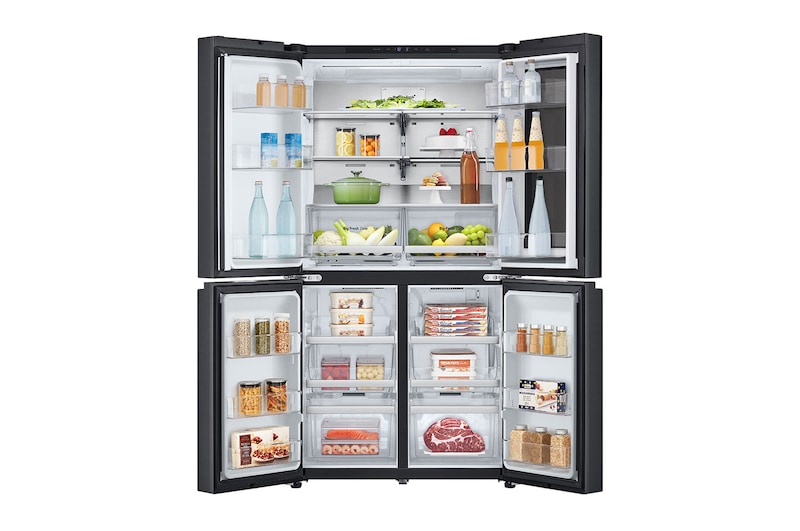 Front all door open with food