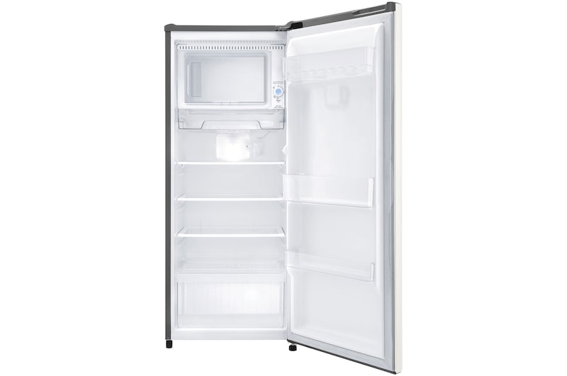 Hình ảnh tủ lạnh 1 cửa LG mở phía trước.