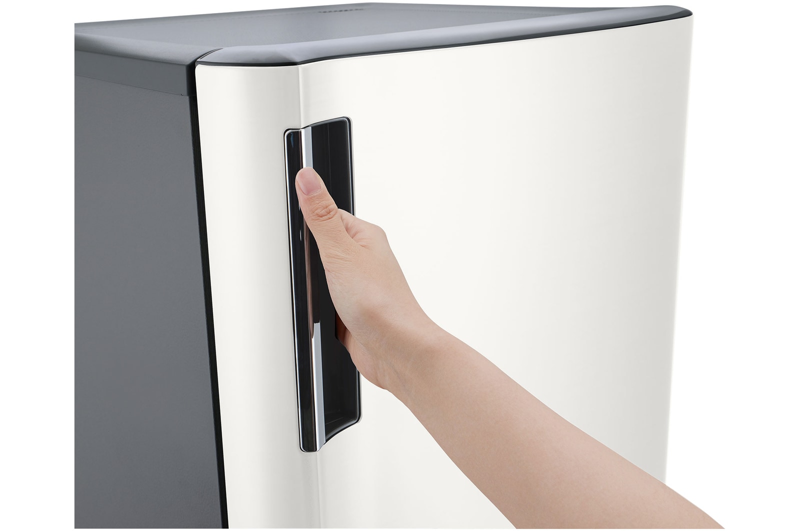 Hình ảnh chi tiết của tay cầm kiểu vuông.