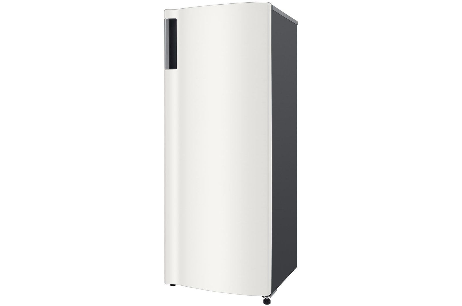Hình ảnh bên trái của tủ lạnh 1 cửa LG.