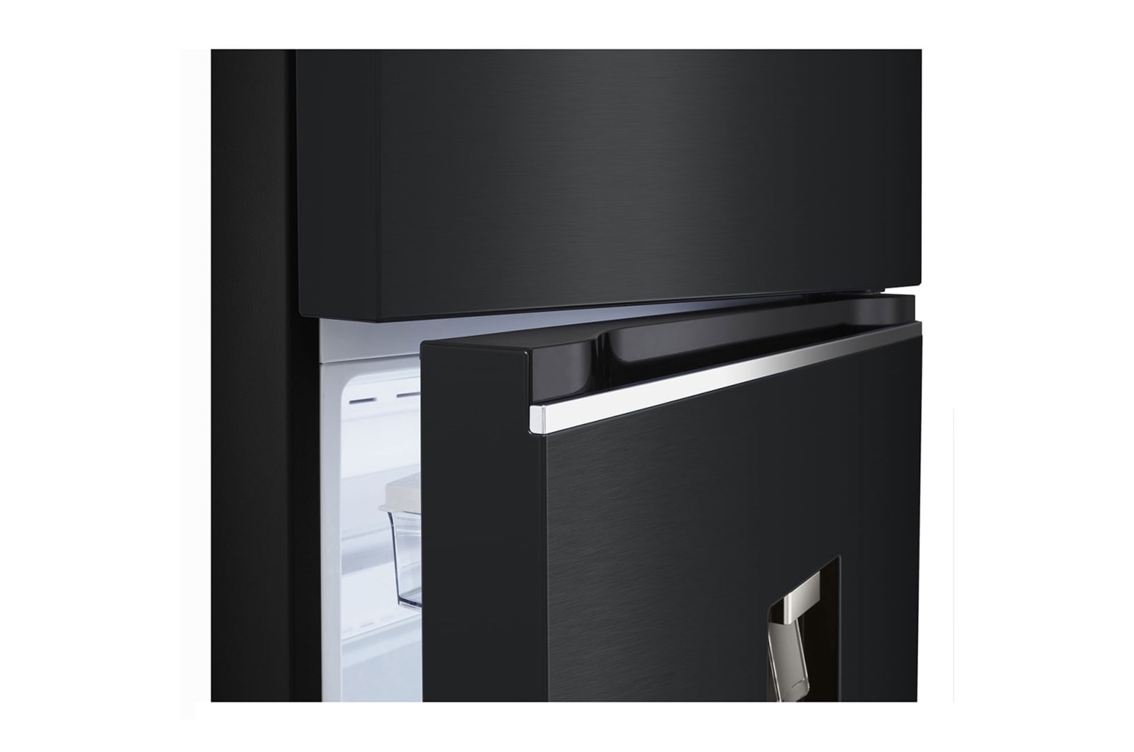 LG Tủ lạnh LG ngăn đá trên Smart Inverter™ với công nghệ DoorCooling+™ 374L màu đen LTD37BLM , LTD37BLM