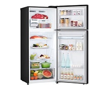 LG Tủ lạnh LG ngăn đá trên Smart Inverter™ với công nghệ DoorCooling+™ 374L màu đen LTD37BLM , LTD37BLM