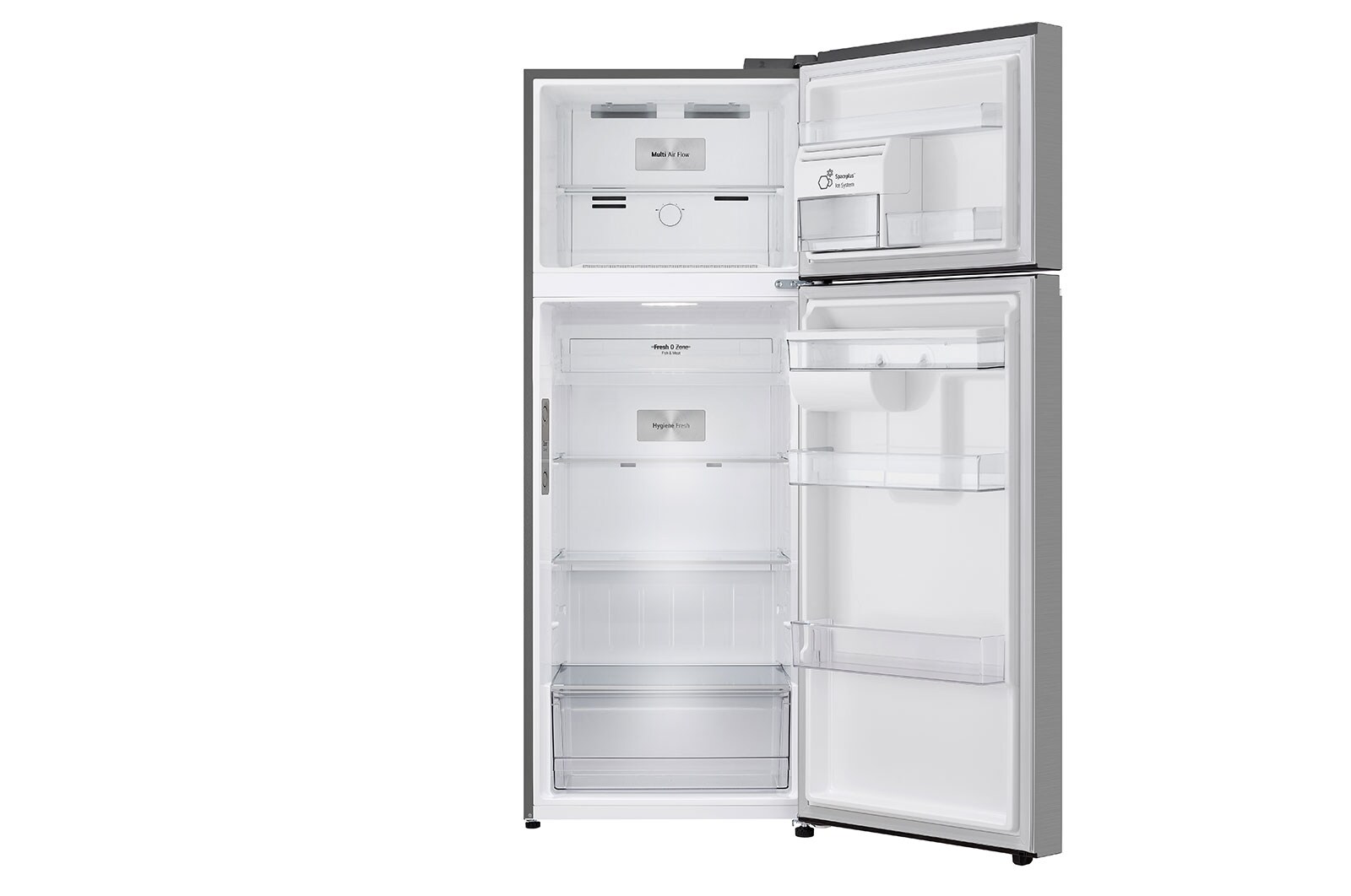 LG Tủ lạnh LG ngăn đá trên Smart Inverter™ 459L màu bạc LTD46SVMA, LTD46SVMA