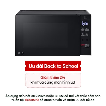 Hình ảnh mặt trước của Lò Vi Sóng LG NeoChef™ 20l màu Đen MS2032GAS MS2032GAS