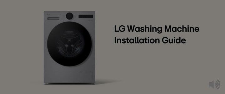 Video hướng dẫn lắp đặt máy giặt LG.