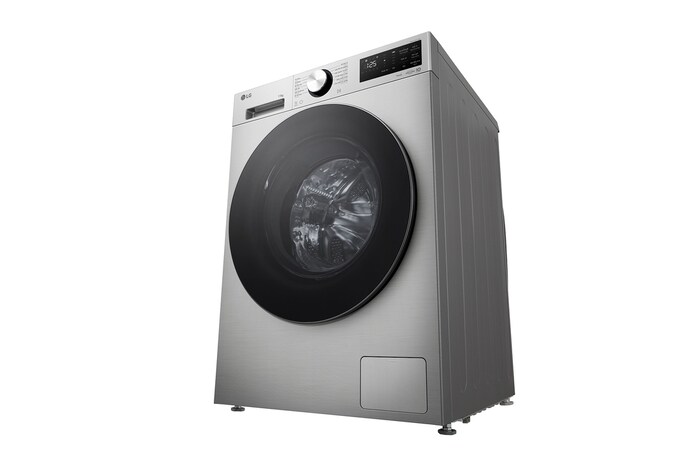 Góc nhìn nghiêng phải của máy giặt sấy LG