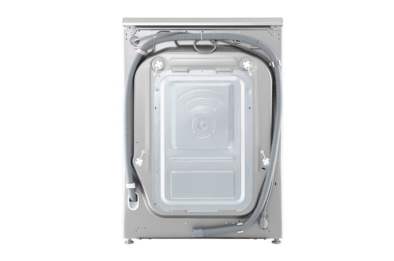 Left perspective view of of LG washer dryer combo