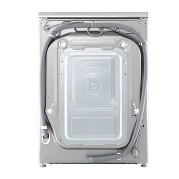 Left perspective view of of LG washer dryer combo