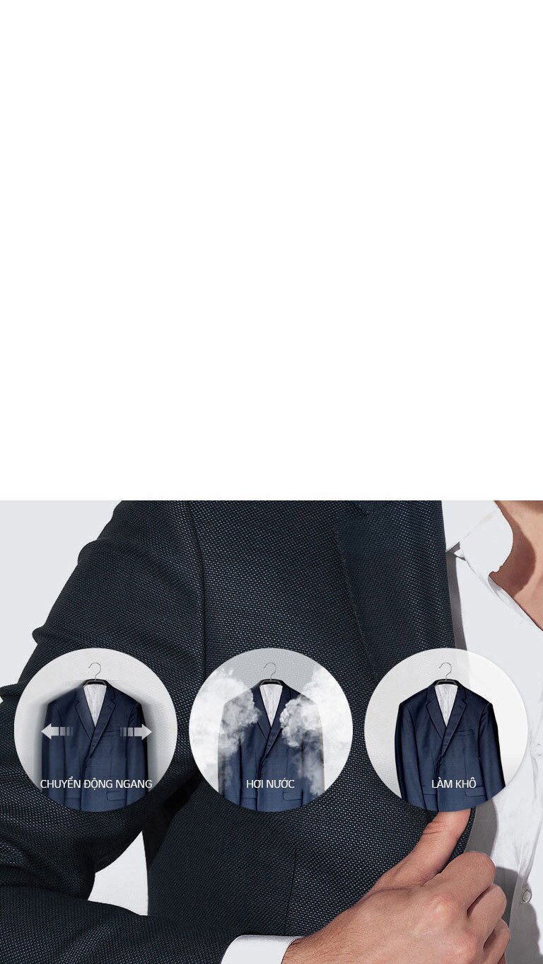 Chăm sóc quần áo bằng hơi nước TrueSteam™
