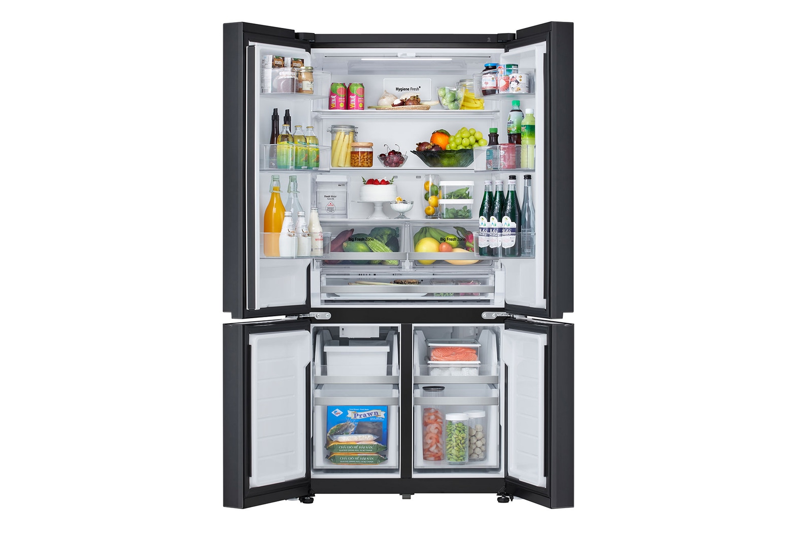 front open with food view