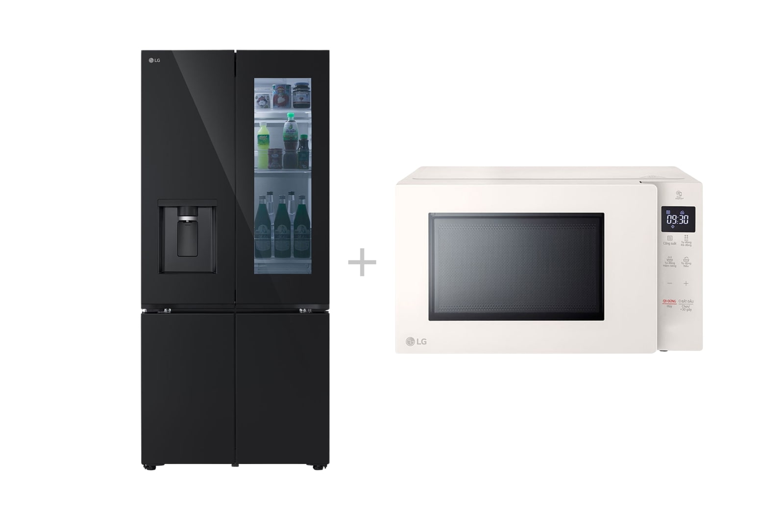 Hình ảnh mặt trước của Tủ lạnh LG French Door 612L LFD61BLGAI LFD61BLGAI