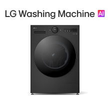 Góc nhìn phía trước của sản phẩm LG Washing Machine AI