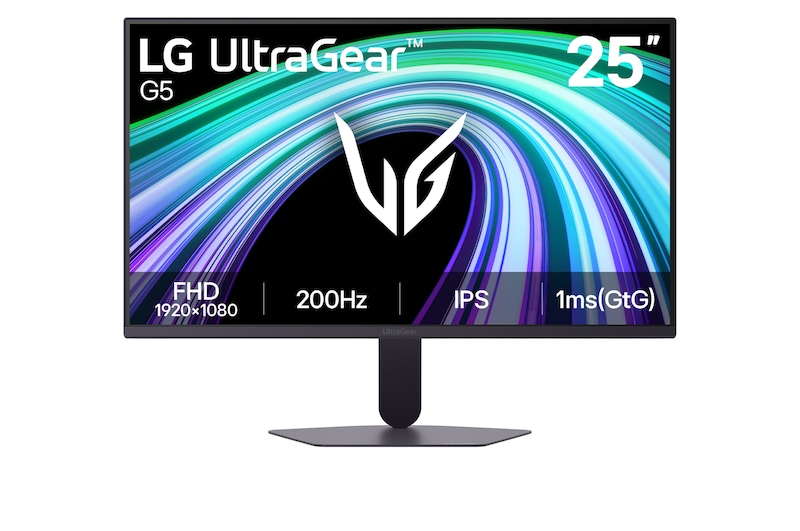 Hình ảnh mặt trước của Màn hình chơi game UltraGear™ G5 25-inch, FHD 200Hz 25G523B-B