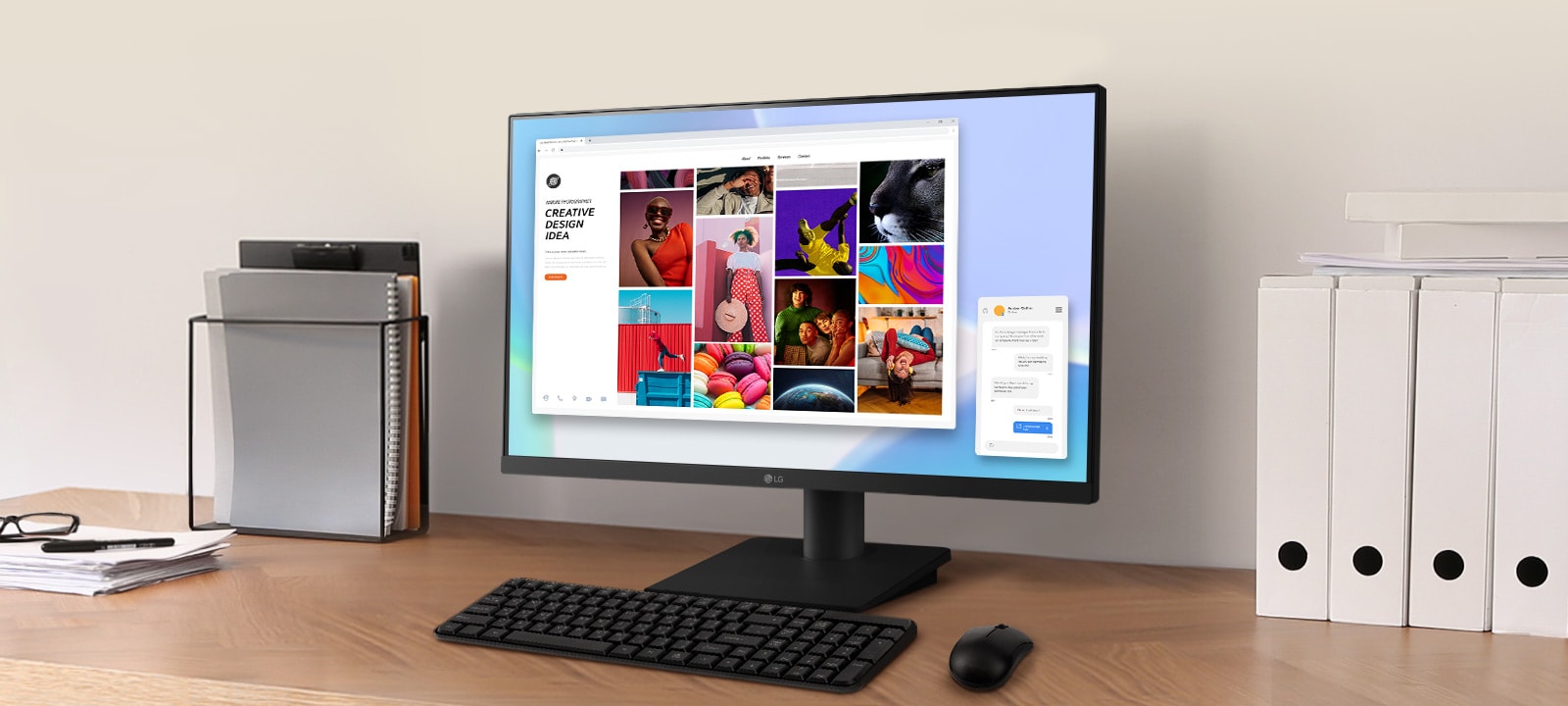 Màn hình LG 24MS570B 24 inch IPS FHD 100Hz USB-C 65W loa tích hợp văn phòng chính hãng IDC Saigon