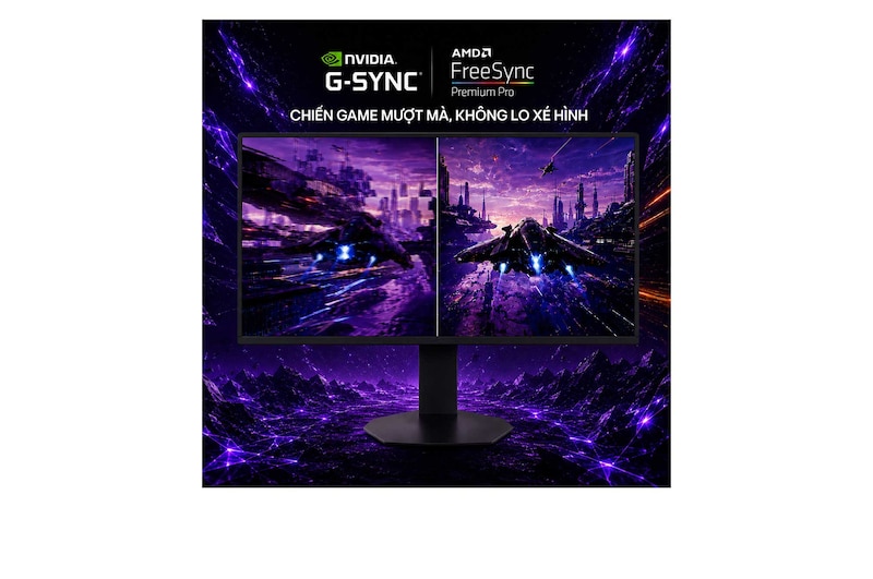 LG Màn hình gaming LG UltraGear™ OLED 27" | 540Hz (720Hz Dual Mode) | 0.02ms | Tandem OLED 1500 nits, 27GX790B-B