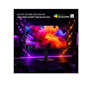 LG Màn hình gaming LG UltraGear™ OLED 27" | 540Hz (720Hz Dual Mode) | 0.02ms | Tandem OLED 1500 nits, 27GX790B-B