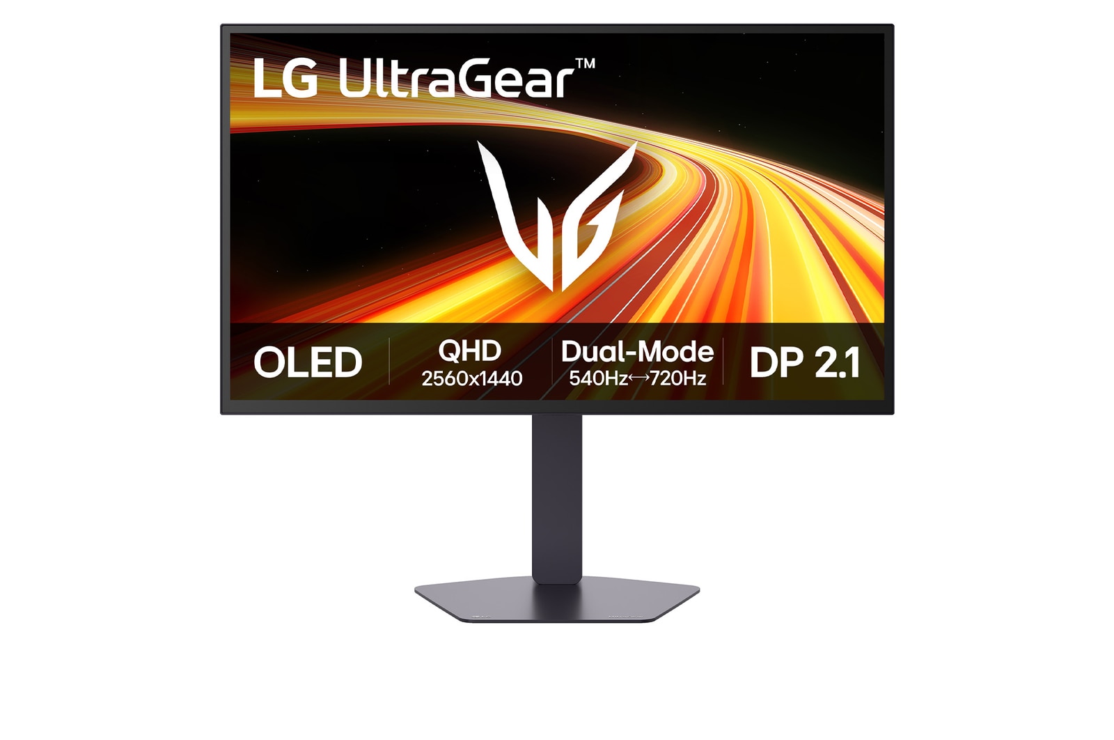 Hình ảnh mặt trước của Màn hình gaming LG UltraGear™ OLED 27" | 540Hz (720Hz Dual Mode) | 0.02ms | Tandem OLED 1500 nits 27GX790B-B