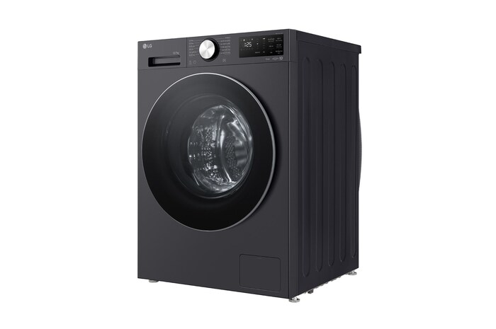 Máy giặt lồng ngang LG AI DD™ Inverter 12kg màu than ánh kim FX1412S3G - góc nhìn bên phải