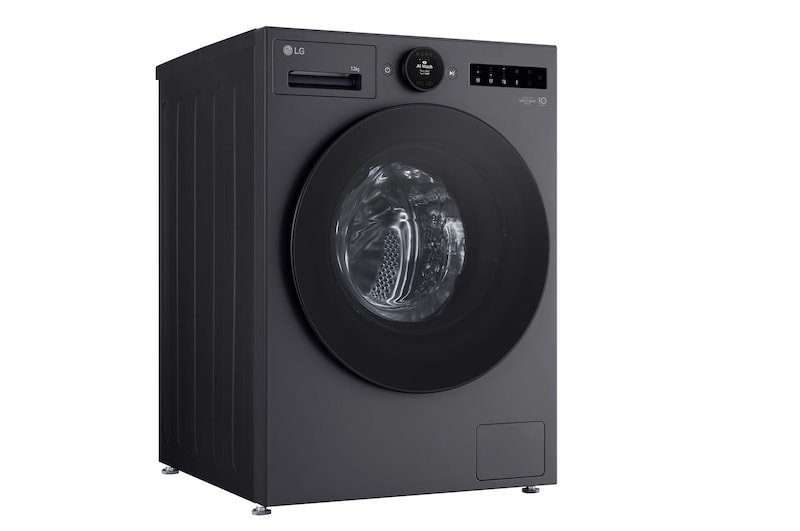 Lồng giặt bên trong máy giặt lồng ngang LG AI DD™ Inverter 12kg FX1412S3G