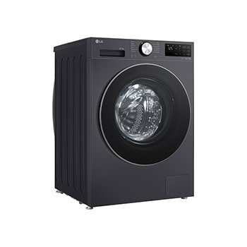 Máy giặt lồng ngang LG AI DD™ Inverter 12kg màu than ánh kim FX1412S3G - góc nhìn bên trái