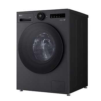 Máy giặt sấy LG cửa trước 13/8 kg màu đen mờ, góc chụp bên phải