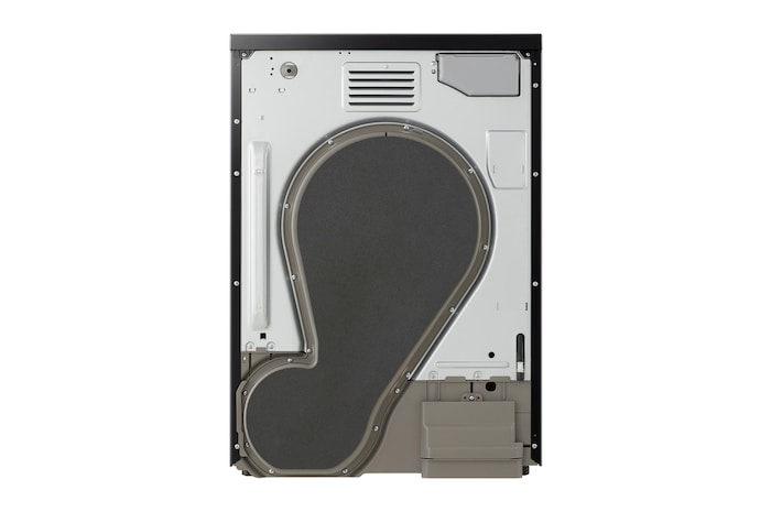 Mặt sau máy sấy LG AI DUAL Inverter Heat Pump™ 9kg màu đen bóng RB09NHP5O