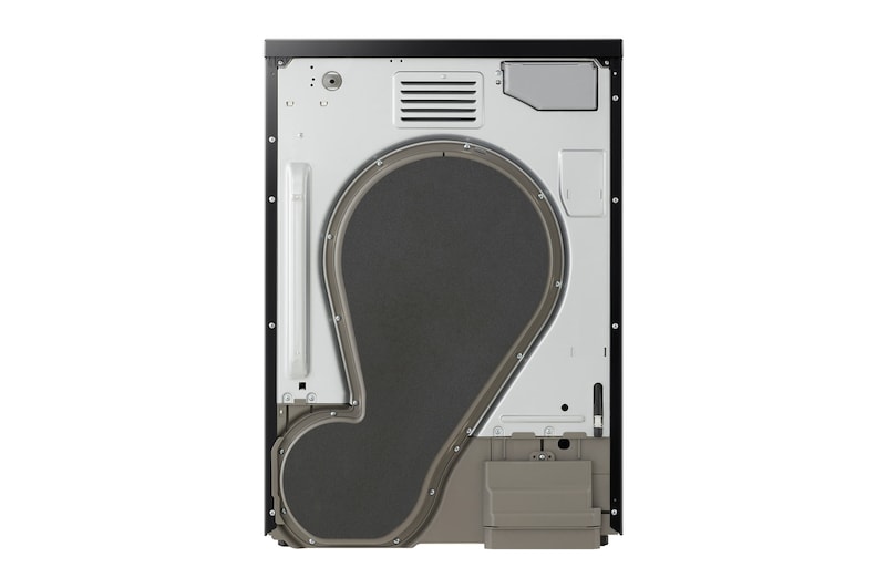 Mặt sau máy sấy LG AI DUAL Inverter Heat Pump™ 9kg màu đen bóng RB09NHP5O