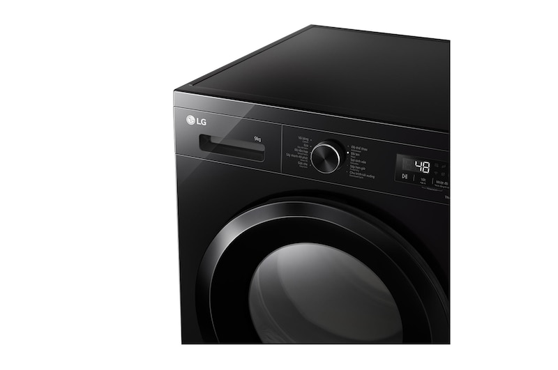 Cận cảnh ngăn kéo phía trên bên phải của máy sấy LG RB09NHP5O
